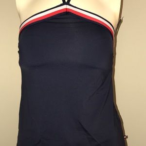 NWT Tommy Hilfiger Two Piece Halter Tankini XS